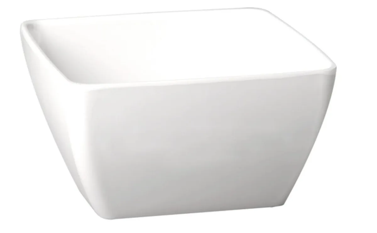 Saladier mélamine blanc 19x19x9 cm 1,5 L Pure - APS Hot