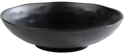 Saladier mélamine noir Ø 31 cm 8,5 cm 2,5 L Zen - APS Online