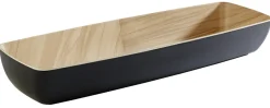 APS Saladier mélamine noir 53x16,2x7,5 cm 3,65 L Frida Sale