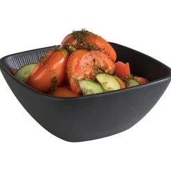 Saladier mélamine noir 19,5x19,5x8 cm 1,5 L Nero - APS Hot
