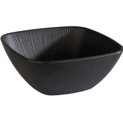 Saladier mélamine noir 19,5x19,5x8 cm 1,5 L Nero - APS Hot