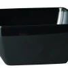 Saladier mélamine noir 25x25x12 cm 3,8 L Pure - APS Outlet