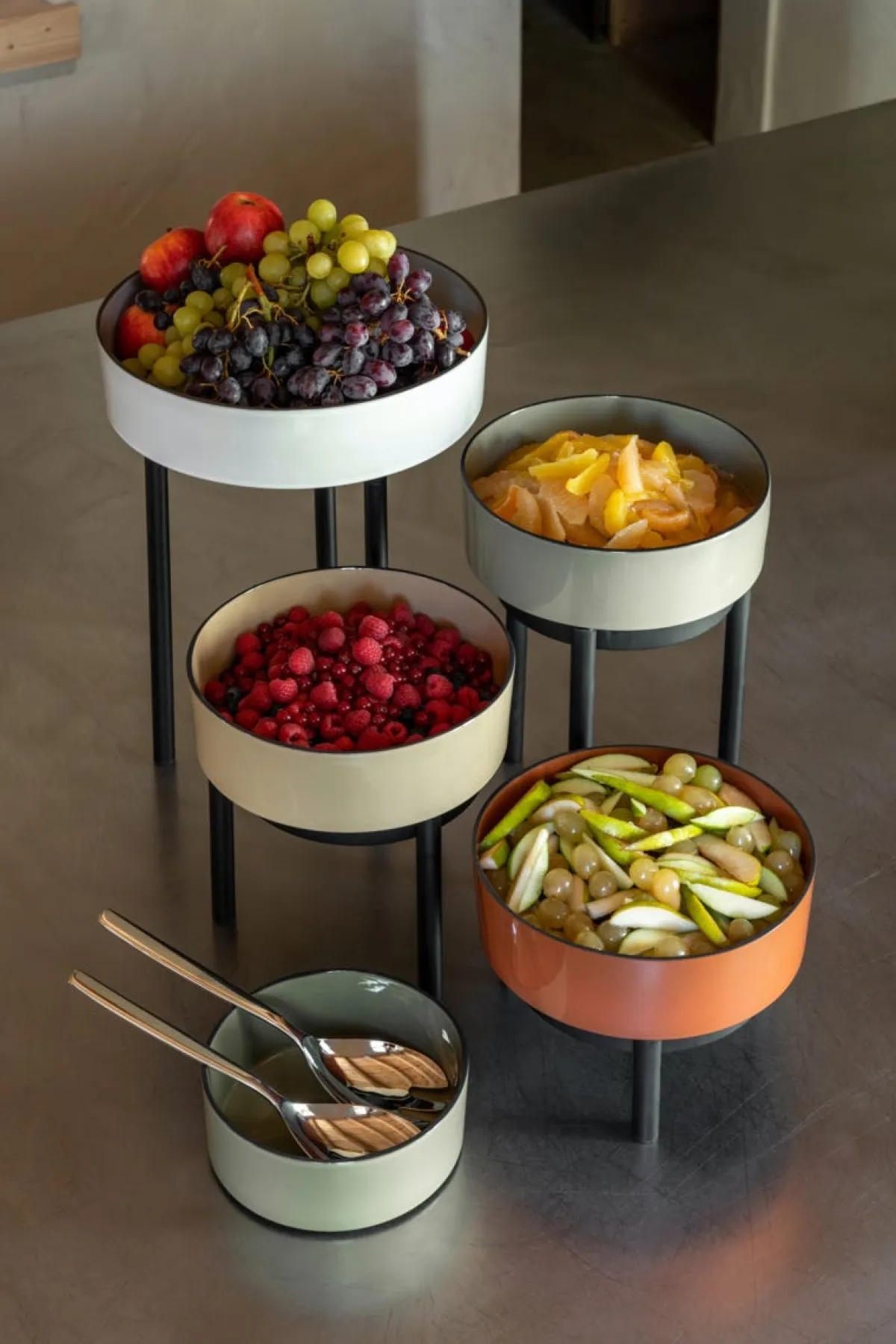 REVOL Saladier porcelaine culinaire cardamome Ø 32,5 cm 8 cm 350 cl Caractère Outlet