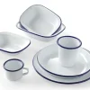 Saladier rond blanc acier émaillé Ø 16 cm - HENDI Discount