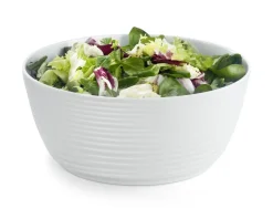 PLATEX Saladier rond blanc mélamine Ø 26 cm Wave Online