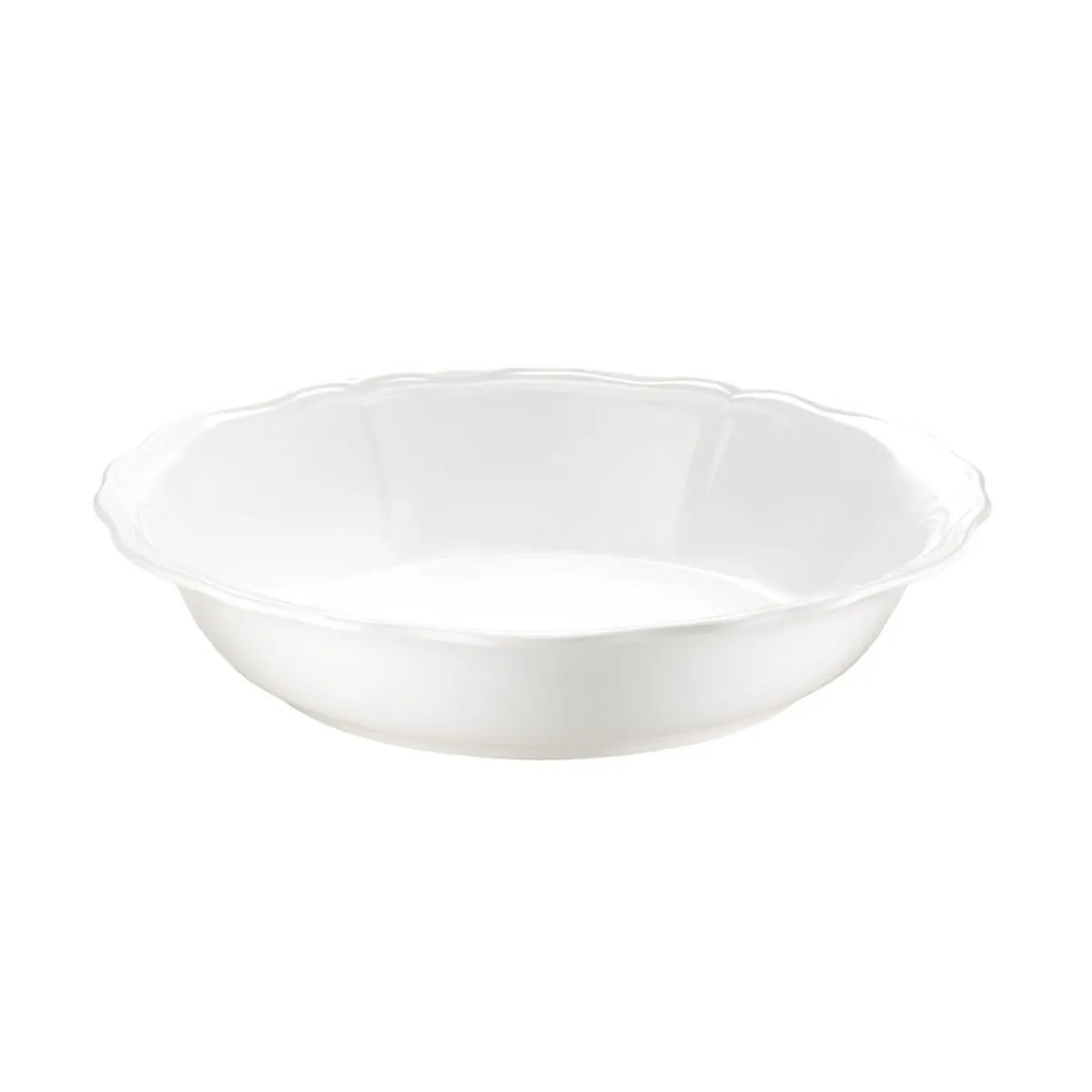 Saladier rond blanc porcelaine culinaire Ø 36 cm Queen Ann - PILLIVUYT Best
