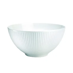 Saladier rond blanc porcelaine culinaire Ø 20 cm Plisse - PILLIVUYT Discount