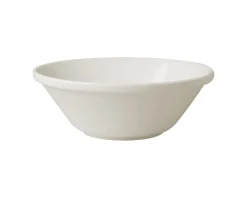 Saladier rond ivoire porcelaine vitrifiée Banquet - RAK Discount