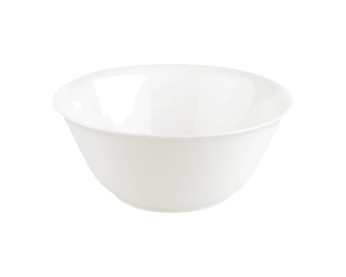 Saladier rond ivoire porcelaine vitrifiée Banquet - RAK Discount