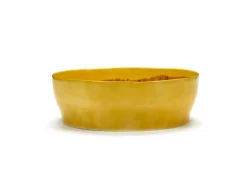 Saladier rond jaune grès émaillé Ø 28,5 cm Feast By Ottolenghi - SERAX New