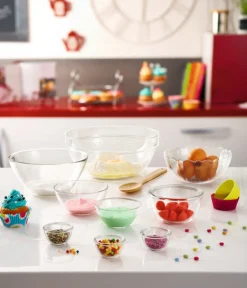 LUMINARC Saladier rond transparent verre trempé Ø 24 cm Cocoon Best