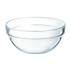 Saladier rond transparent verre trempé Ø 17 cm Empilable - ARCOROC Clearance