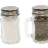 TABLECRAFT Salière / poivrière transparent 5,1x3,8x6,5 cm Mini Mason Hot