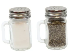 TABLECRAFT Salière / poivrière transparent 5,1x3,8x6,5 cm Mini Mason Hot