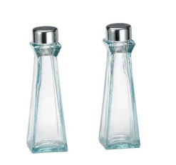 Salière / poivrière transparent 4,5x4,5x15,6 cm Marbellla - TABLECRAFT