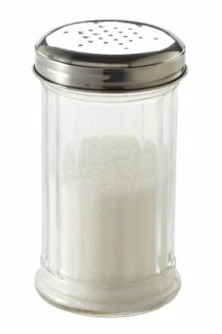 Saupoudreuse à sucre transparent Ø 7,5 cm 13,5 cm - PRO.MUNDI New