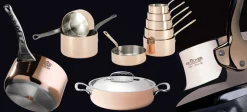 Sauteuse bombée cuivre inox Ø 24 cm 8,2 cm 3 L Prima Matera - DE BUYER