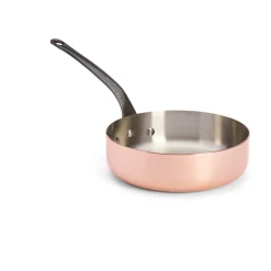 DE BUYER Sauteuse droite cuivre inox Ø 24 cm 6,6 cm 3 L Prima Matera Online