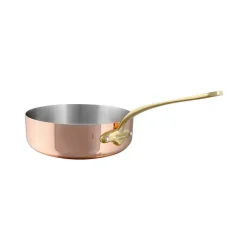 MAUVIEL Sauteuse droite cuivre inox Ø 16 cm 5 cm 1 L M'150b New
