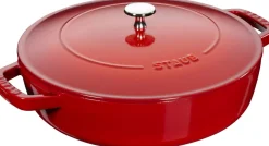 Sauteuse fonte d'acier Ø 24 cm 11,6 cm 2,4 L Chistera - STAUB Clearance