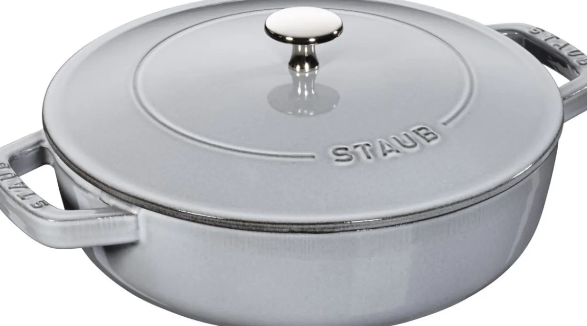 Sauteuse fonte d'acier Ø 24 cm 11,6 cm 2,4 L Chistera - STAUB Clearance