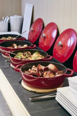 Sauteuse fonte d'acier Ø 28 cm 12,6 cm 3,7 L Chistera - STAUB Sale