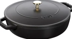 Sauteuse fonte d'acier Ø 24 cm 11,6 cm 2,4 L Chistera - STAUB Online