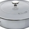 Sauteuse fonte d'acier Ø 28 cm 12,6 cm 3,7 L Chistera - STAUB Clearance