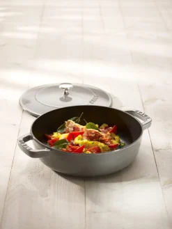 Sauteuse fonte d'acier Ø 28 cm 12,6 cm 3,7 L Chistera - STAUB Clearance