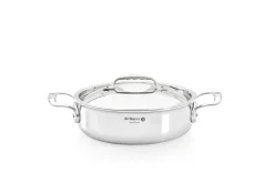 DE BUYER Sautoir inox Sans revêtement Avec couvercle Ø 28 cm 10 cm 4,9 L Affinity Best