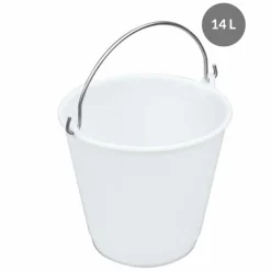 Seau blanc 14 L - GILAC Outlet
