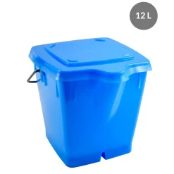 Seau bleu 12 L - GILAC Discount
