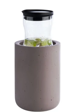 Seau à bouteille gris Ø 12 cm 19 cm Element - APS Online