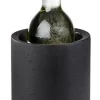 APS Seau à bouteille noir Ø 12 cm 19 cm Element Best
