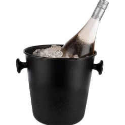 APS Seau à bouteille rond noir Ø 21,5 cm 22 cm 5 L Clearance