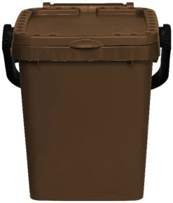 PROBBAX Seau à compost plastique 20 L marron Discount