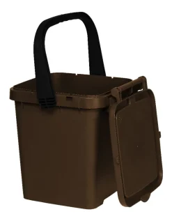 PROBBAX Seau à compost plastique 20 L marron Discount