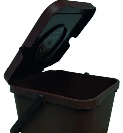 Seau à compost plastique 10 L marron - PROBBAX Outlet