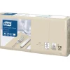 Serviette beige ouate de cellulose 33x33 cm pliée en 8 (200 pièces) - TORK Best
