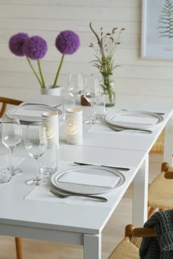 DUNI Serviette blanc non tissé 48x48 cm pliée en 8 Airlaid (60 pièces) New