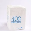 Aucune Serviette blanc ouate de cellulose 30x30 cm (400 pièces) Sale