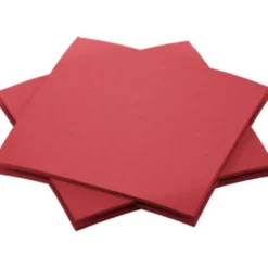 Serviette bordeaux non tissé 20x20 cm Airlaid (180 pièces) - DUNI