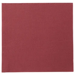 PRO.MUNDI Serviette bordeaux ouate de cellulose 38x38 cm Lisah (50 pièces) Sale