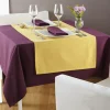 DENANTES Serviette carré beige polyester Signature Hot