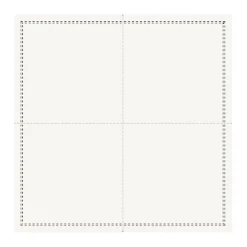 EARTH ESSENTIALS Serviette cocktail carré écru coton 20x20 cm Oxstal (1000 pièces) Outlet