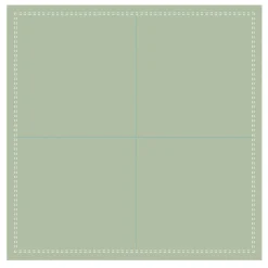 EARTH ESSENTIALS Serviette cocktail carré laurier coton 20x20 cm Oxstal (1000 pièces) Best