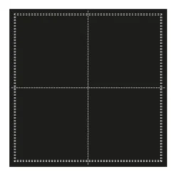 Serviette cocktail carré noir coton 20x20 cm Oxstal (1000 pièces) - EARTH ESSENTIALS Hot