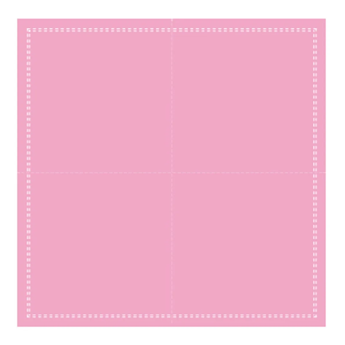 Serviette cocktail carré rose coton 20x20 cm Oxstal (1000 pièces) - EARTH ESSENTIALS Discount