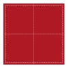 Serviette cocktail carré rouge coton 20x20 cm Oxstal (1000 pièces) - EARTH ESSENTIALS Sale