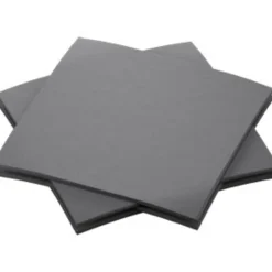 Serviette cocktail gris non tissé 20x20 cm Airlaid (180 pièces) - DUNI